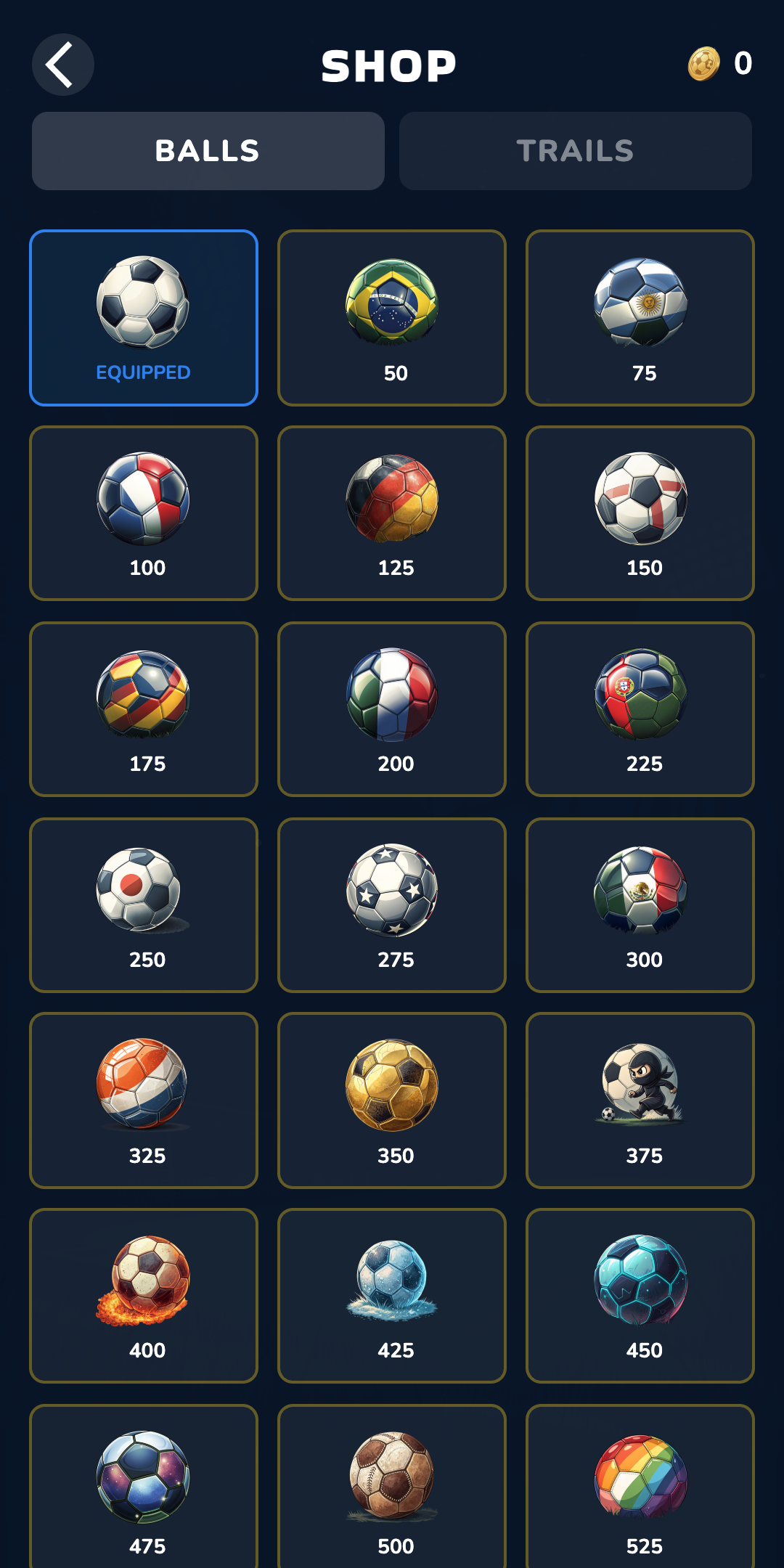 Ball collection shop